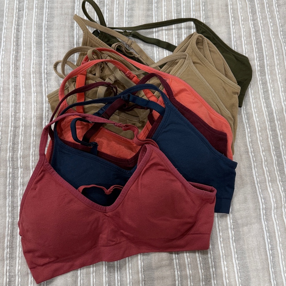 Women's Multi-Color Bralette Set
